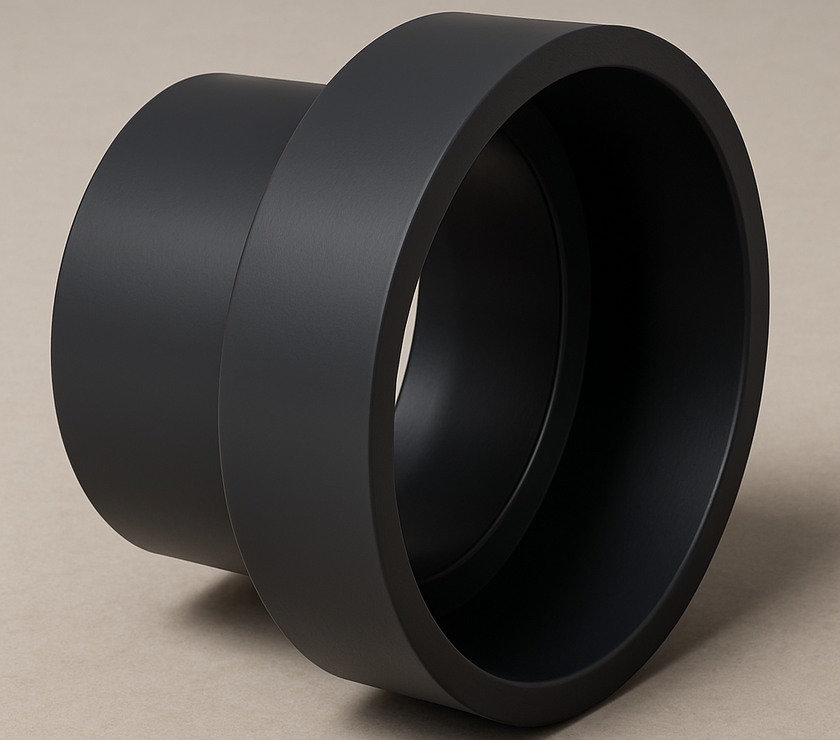 LESSO ABS Reducing Coupling – Hub x Hub DWV Fitting (Multiple Sizes)