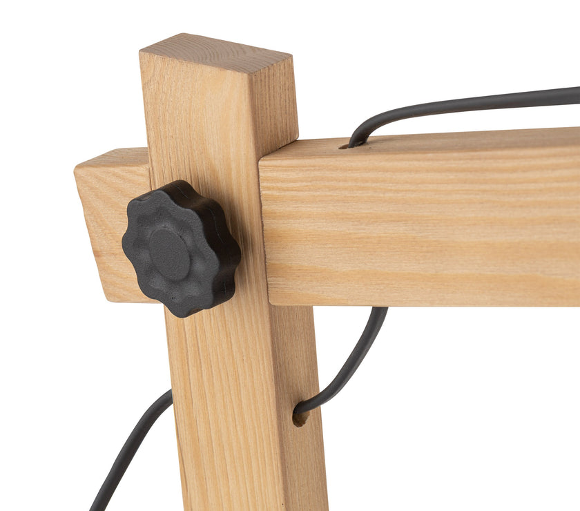 OSLO Black Scandinavian Night Lamp