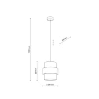 CALISTO JUTE Natural  Pendant Lamp