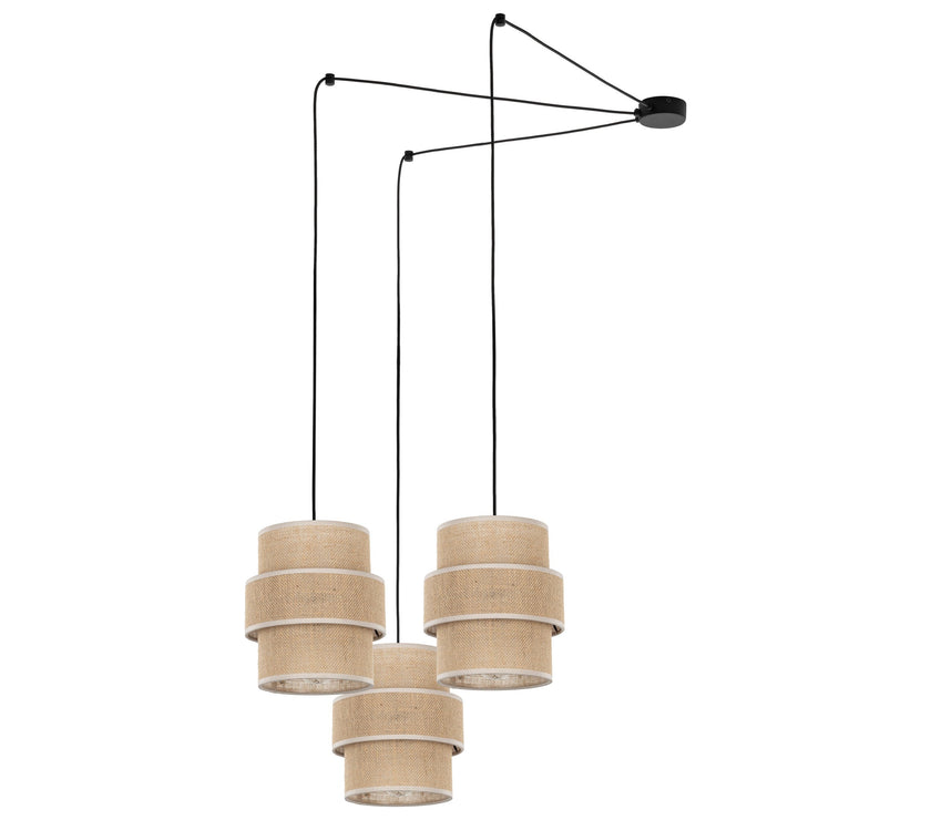 CALISTO JUTE Natural Suspension Lamp 3