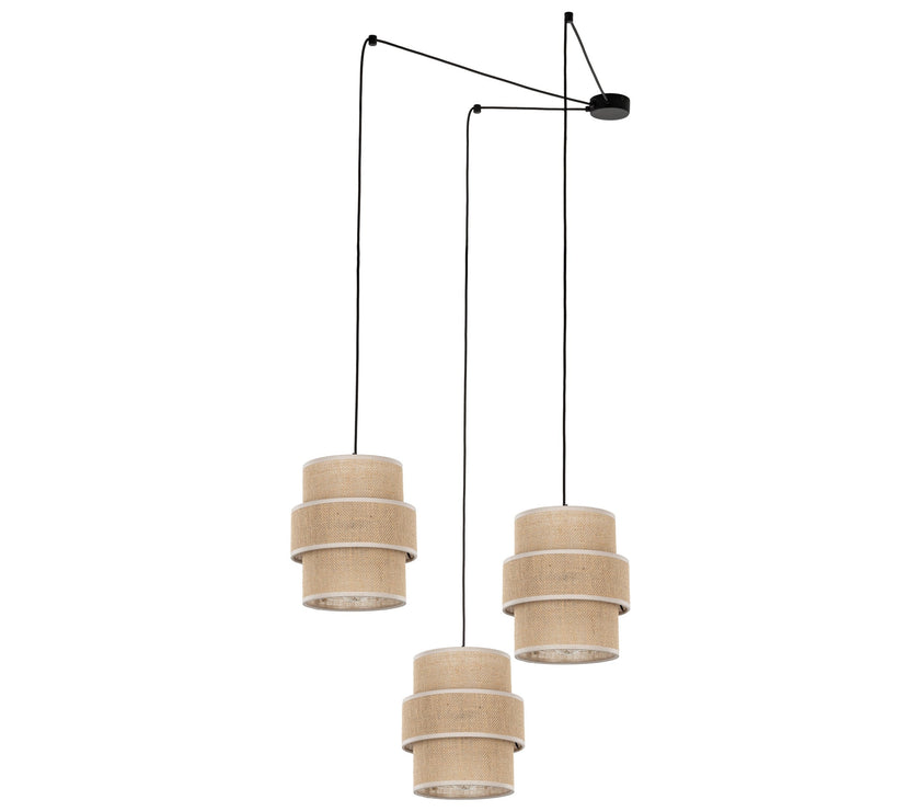 CALISTO JUTE Natural Suspension Lamp 3