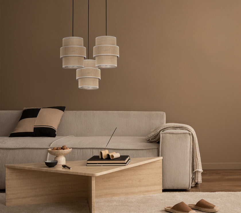 CALISTO JUTE Natural Suspension Lamp 3