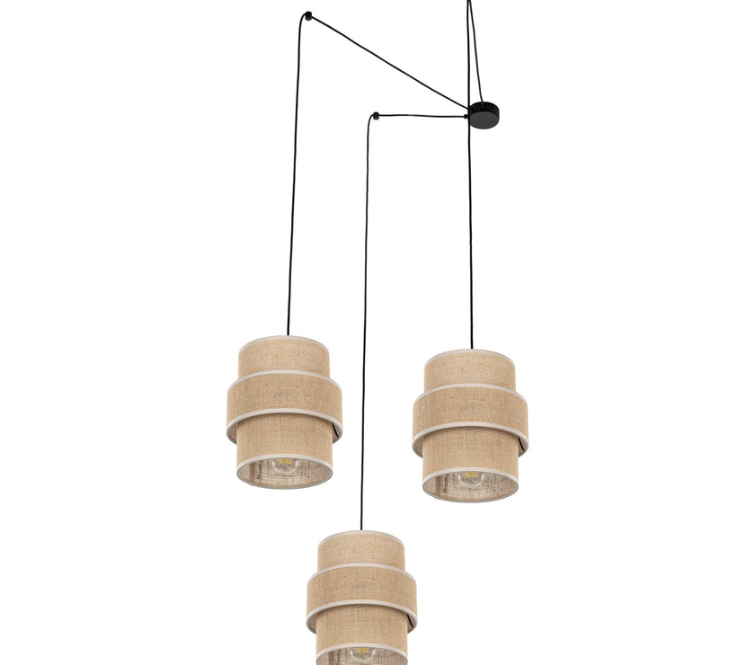 CALISTO JUTE Natural Suspension Lamp 3