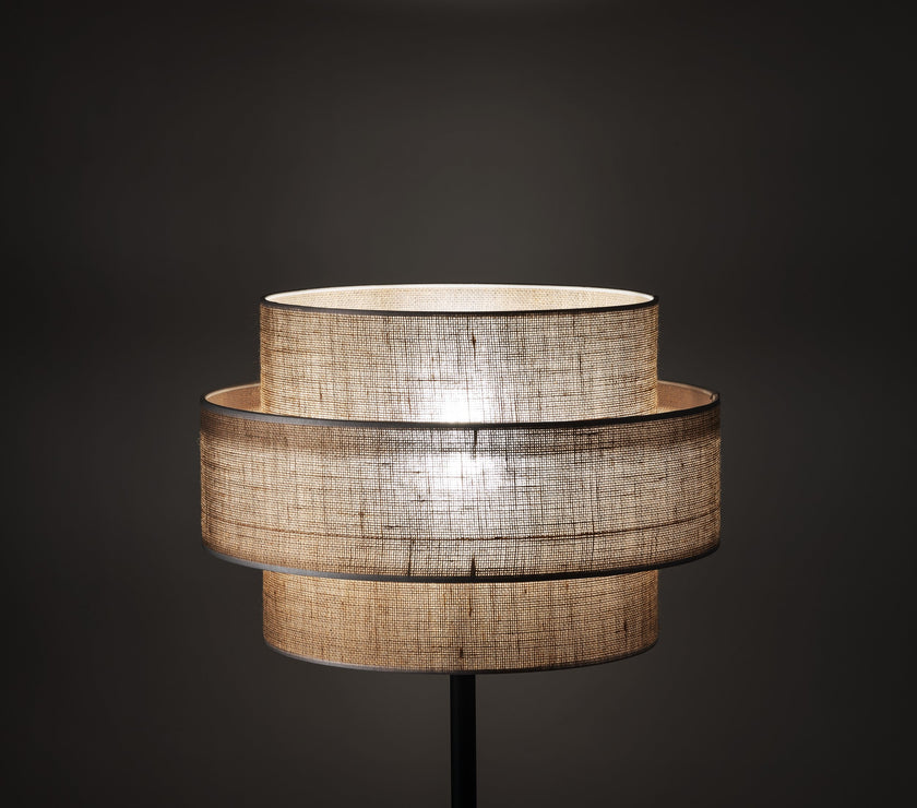 CALISTO JUTE  Natural Floor Lamp
