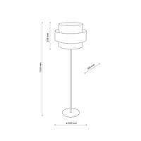 CALISTO JUTE  Natural Floor Lamp