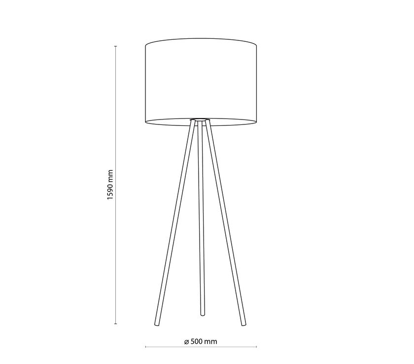 JUTE Natural Floor Lamp