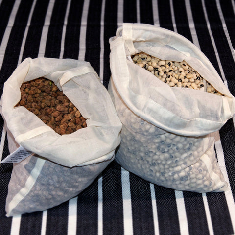 Nut Milk & Produce Bags-Organic Cotton: Set/3