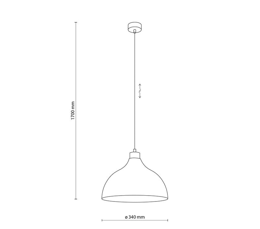 CAP Beige Scandianvian Pendant Lamp