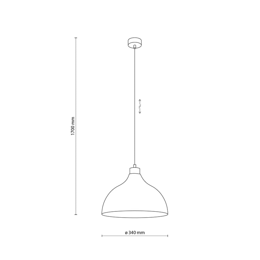 CAP Beige Scandianvian Pendant Lamp