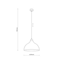CAP Beige Scandianvian Pendant Lamp