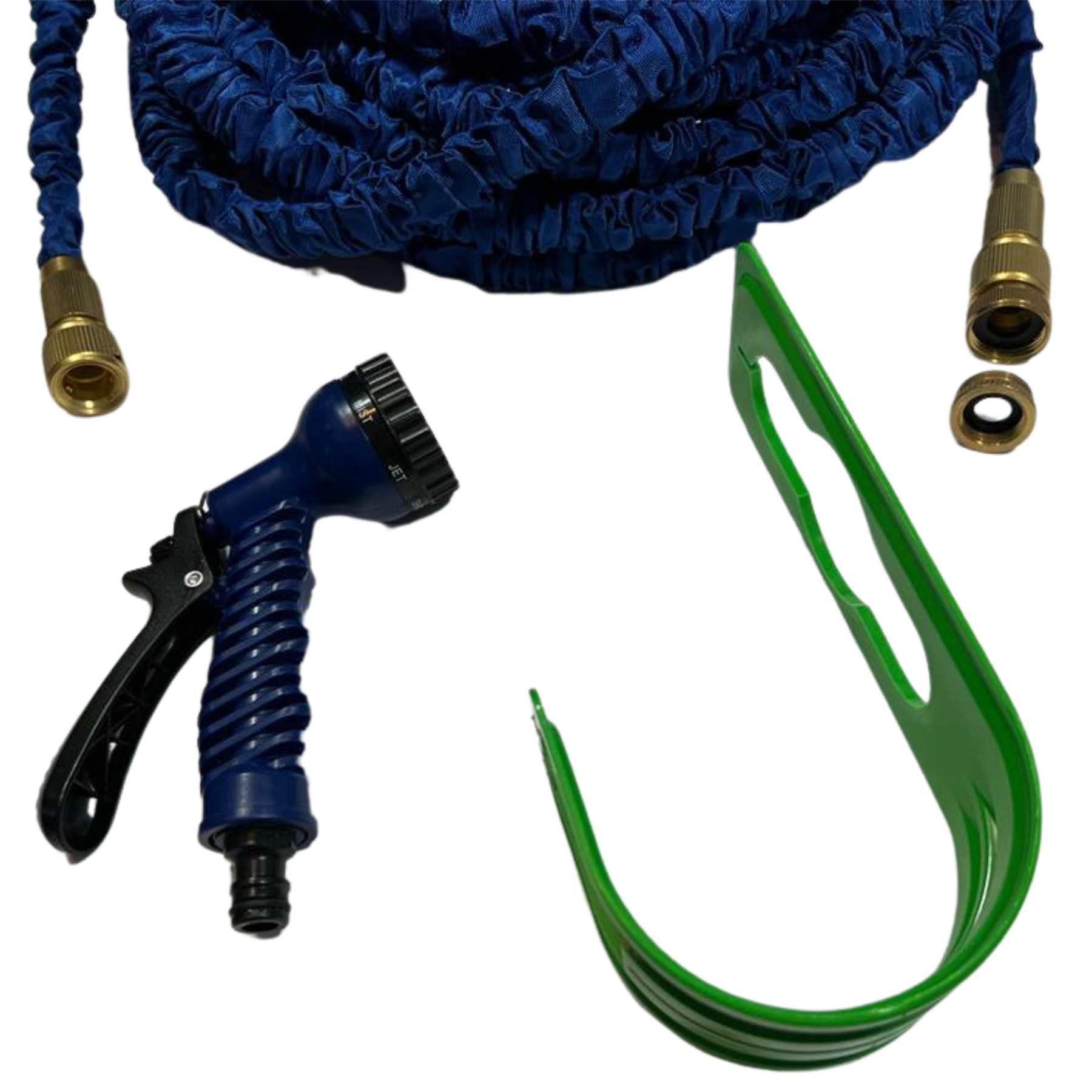 Byson Expandable Garden Hose, Blue - 100ft