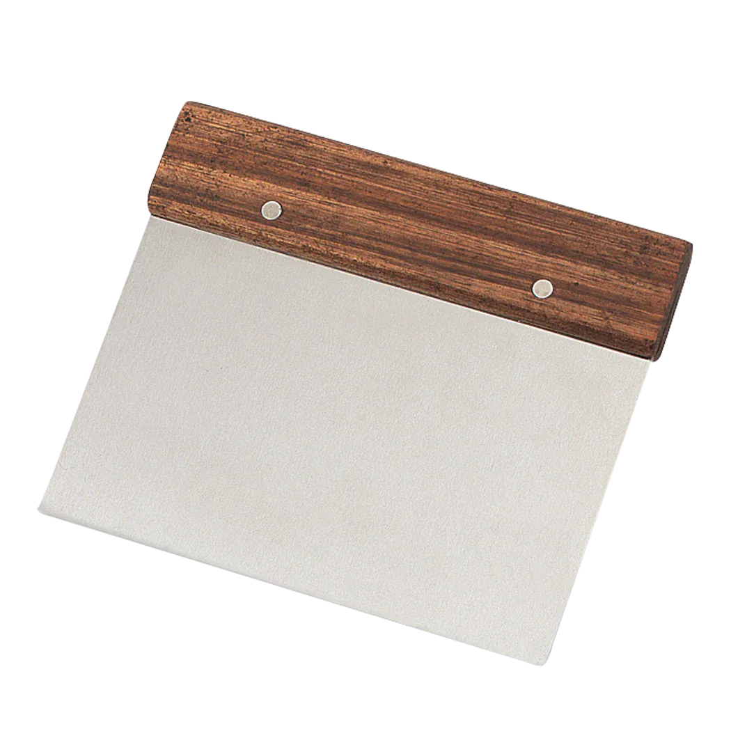 Stainless Steel Dough Scraper (Wooden Handle) SHARP Knife Shop Accessory art-noise.myshopify.com stainless-steel-dough-scraper-wooden-handle Stainless Steel Dough Scraper (Wooden Handle) SHARP Knife Shop Accessory art-noise.myshopify.com stainless-steel-dough-scraper-wooden-handle