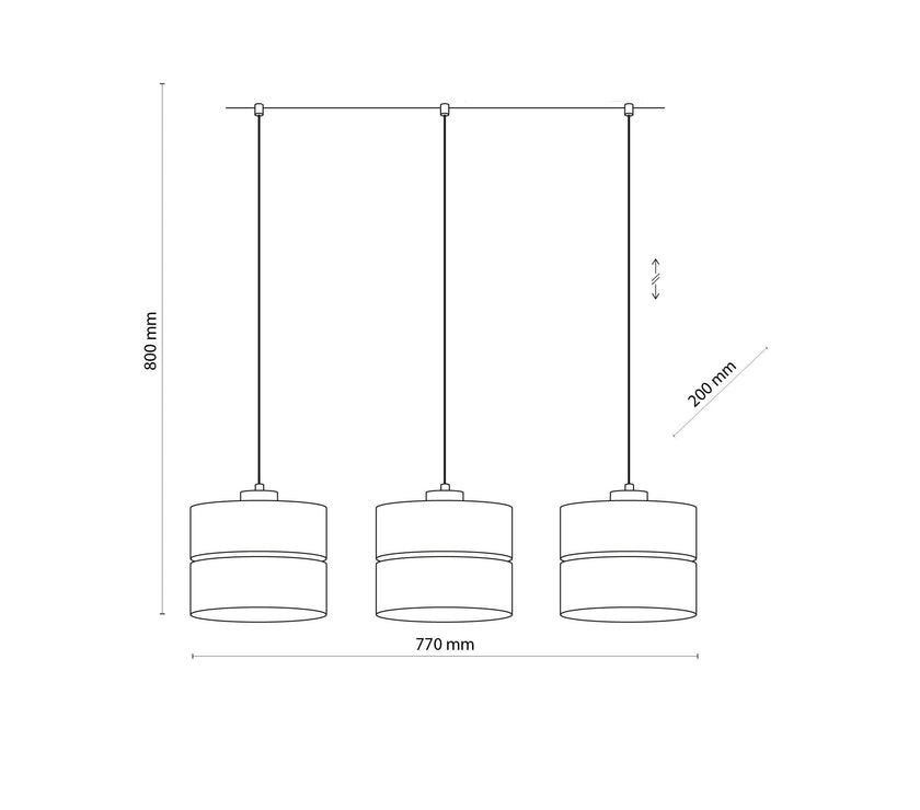 ECO Scandinavian Pendant  Light 3