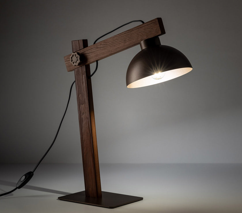 OSLO Brown Scandinavian Night Lamp