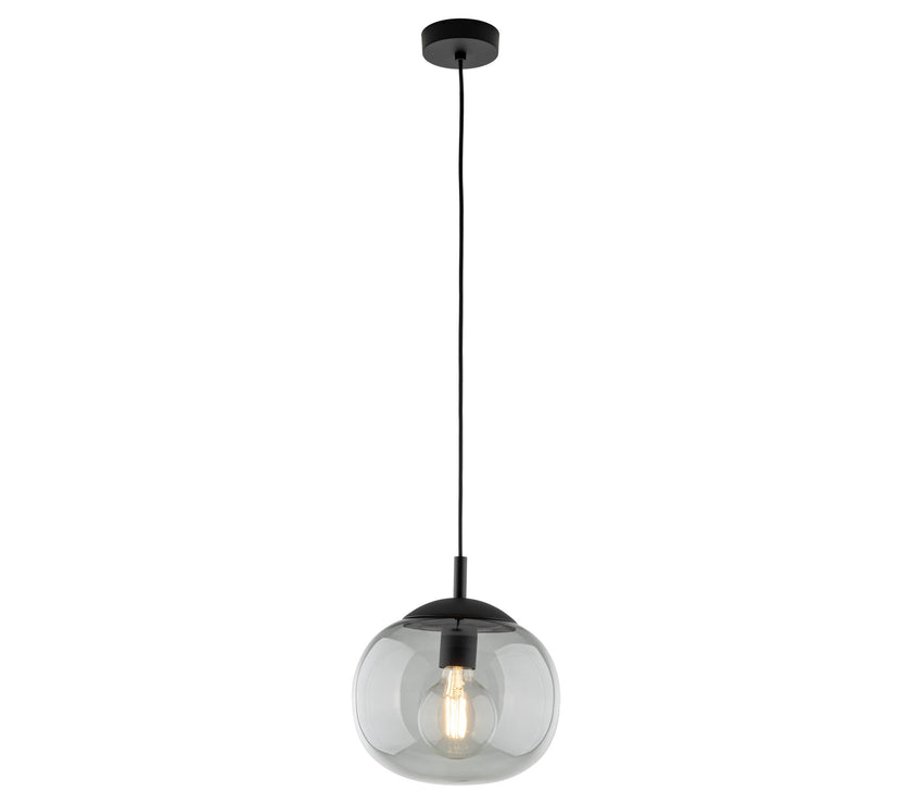 VIBE Graphite Glass Scandinavian Pendant Light