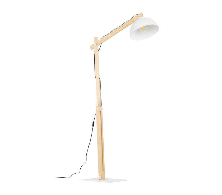 OSLO White Scandinavian Floor Lamp