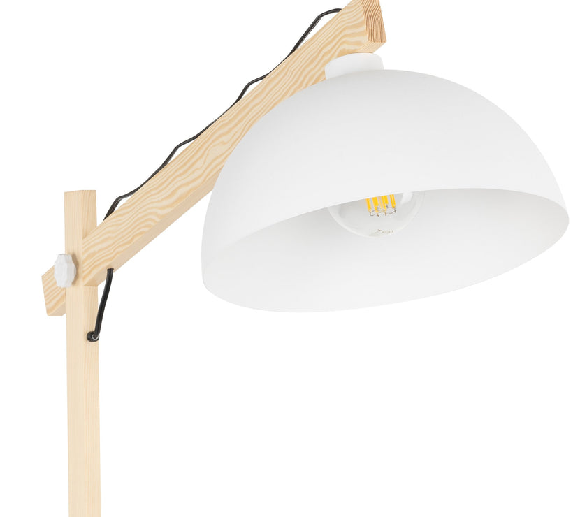 OSLO White Scandinavian Floor Lamp