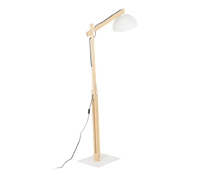 OSLO White Scandinavian Floor Lamp