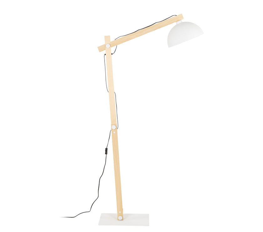 OSLO White Scandinavian Floor Lamp