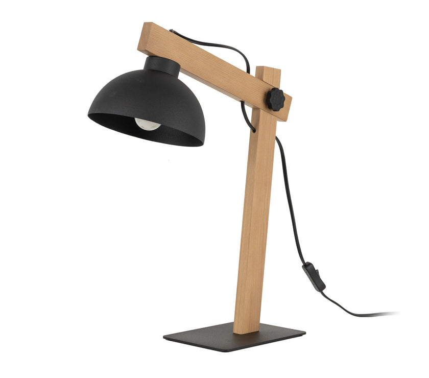 OSLO Black Scandinavian Night Lamp