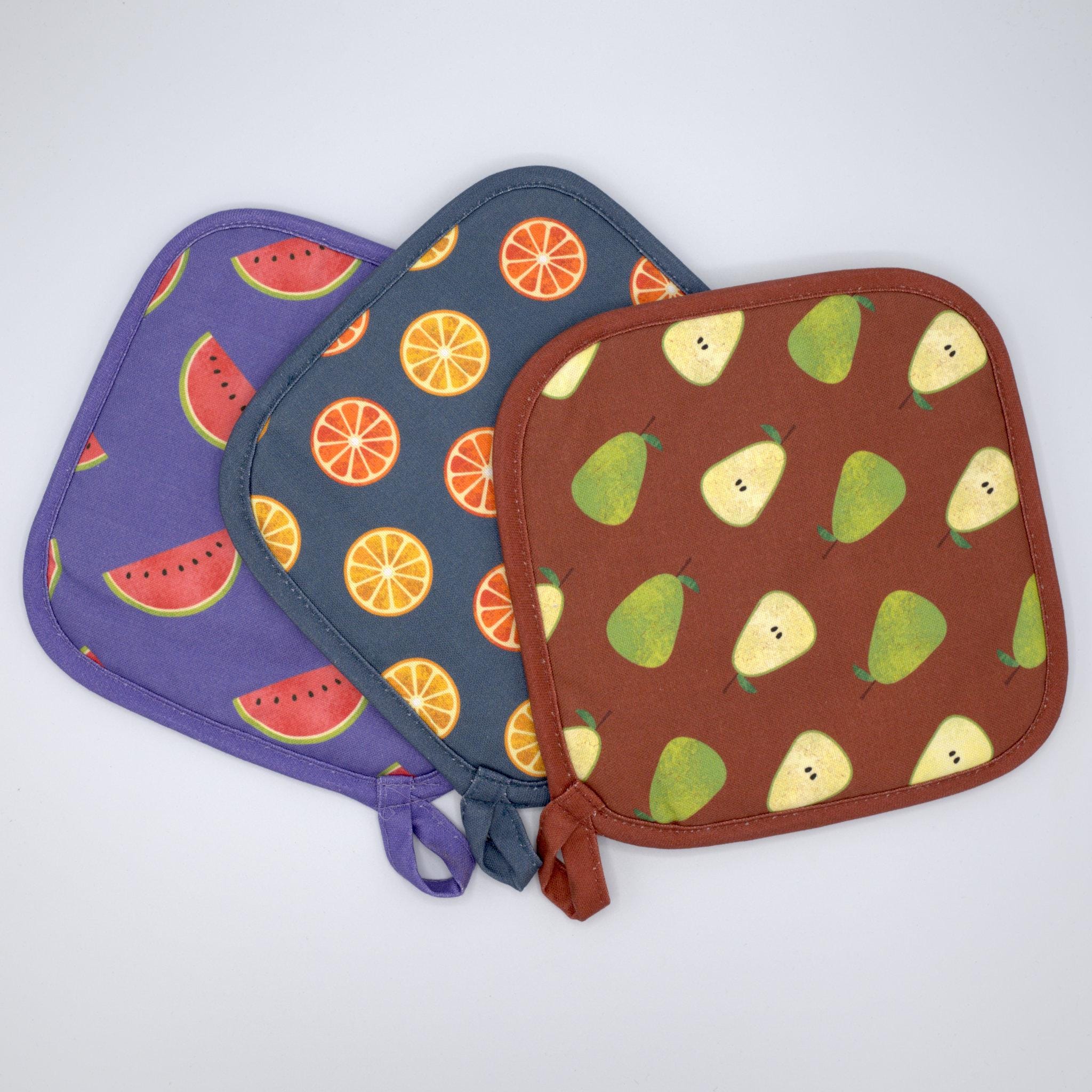 Faded Pear - Oven Mitt and Pot Holder