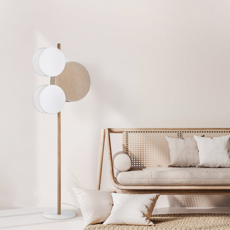 PULSE Natural Floor Lamp
