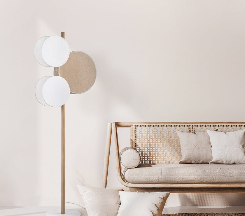 PULSE Natural Floor Lamp