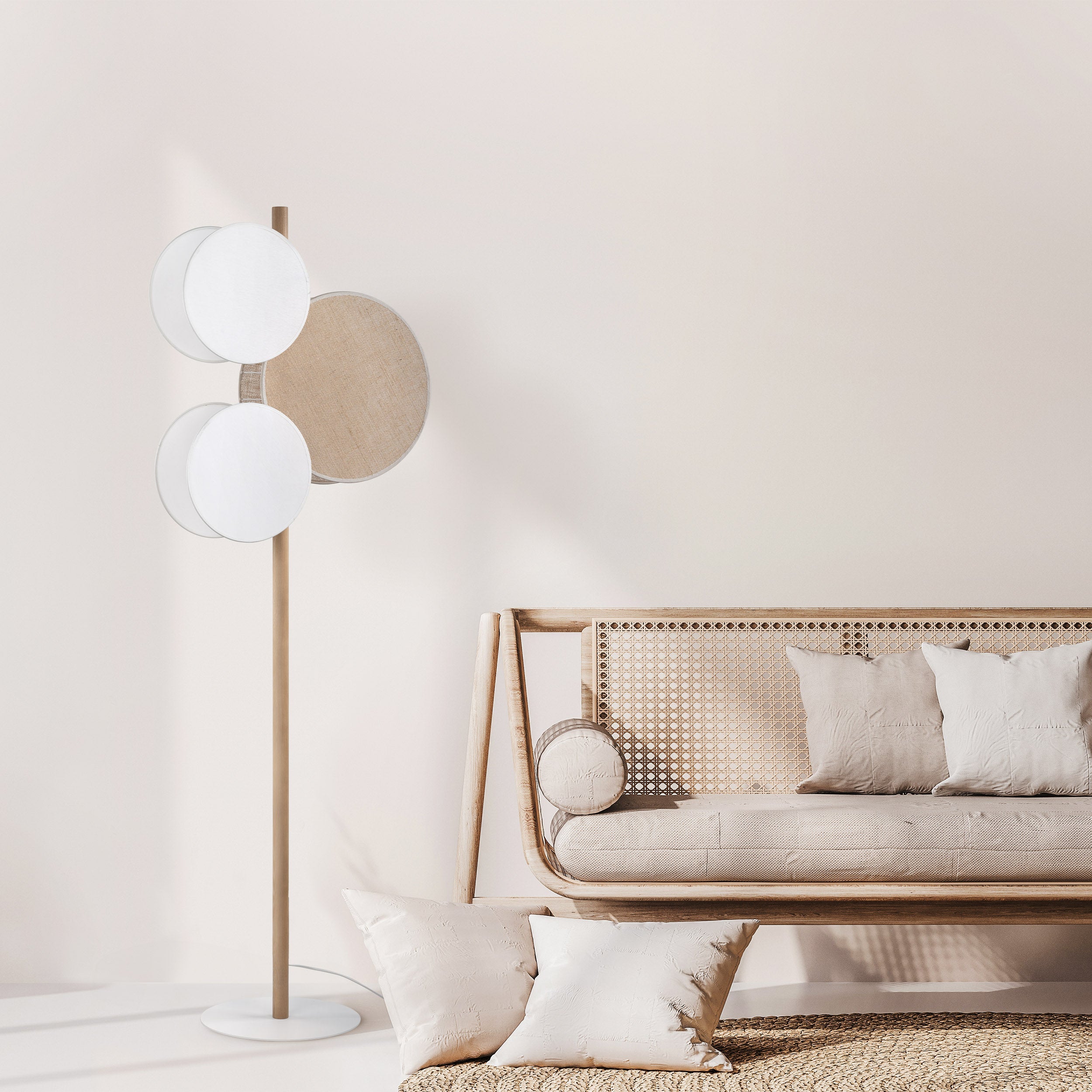 PULSE Natural Floor Lamp