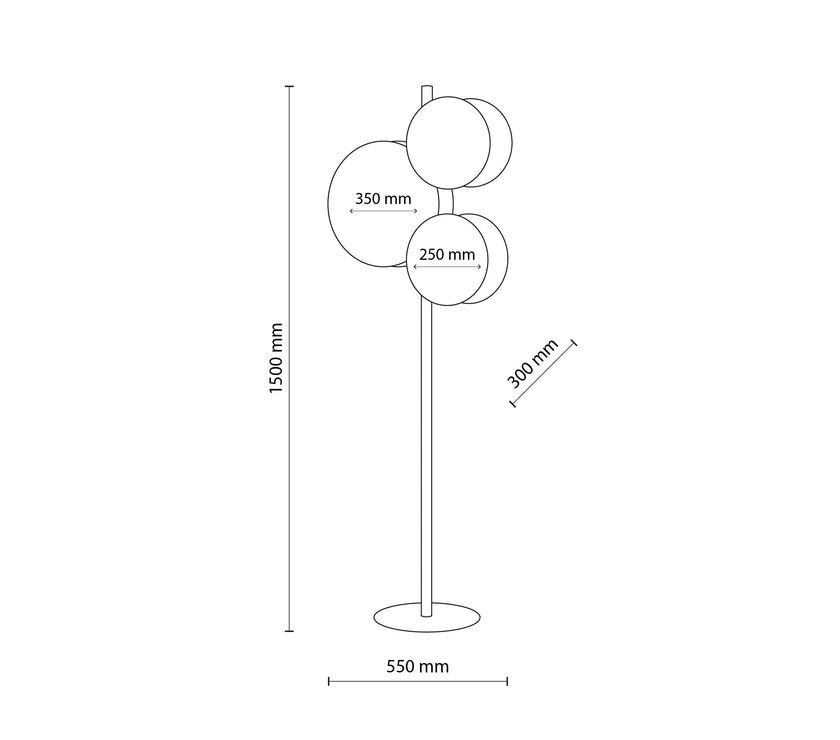 PULSE Natural Floor Lamp
