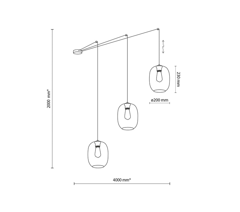 ELIO Mid-Century Modern Pendant Lamp 3
