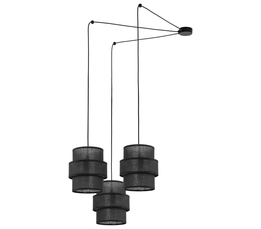 CALISTO Black Mid-Century Modern Pendant Light 3