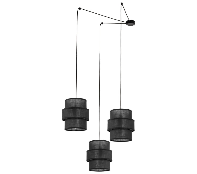 CALISTO Black Mid-Century Modern Pendant Light 3