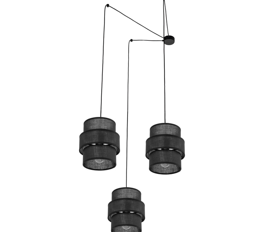 CALISTO Black Mid-Century Modern Pendant Light 3