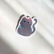 Purfect Grey Cat Sticker