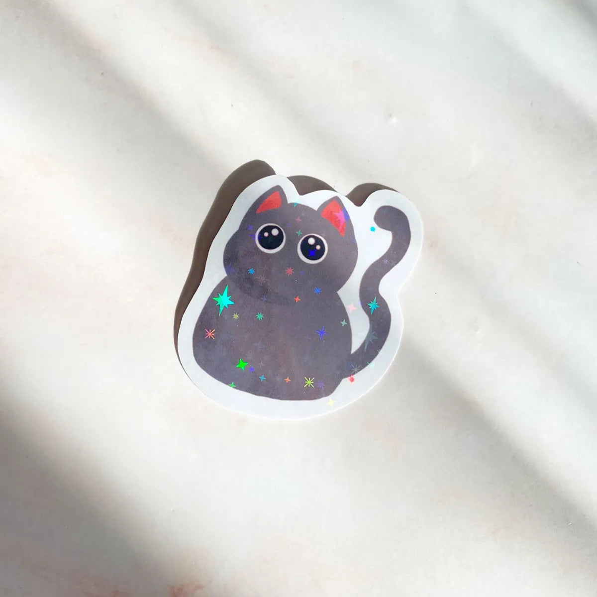  Purfect Grey Cat Sticker Cheeky Peach Designs Sticker art-noise.myshopify.com purfect-grey-cat-sticker