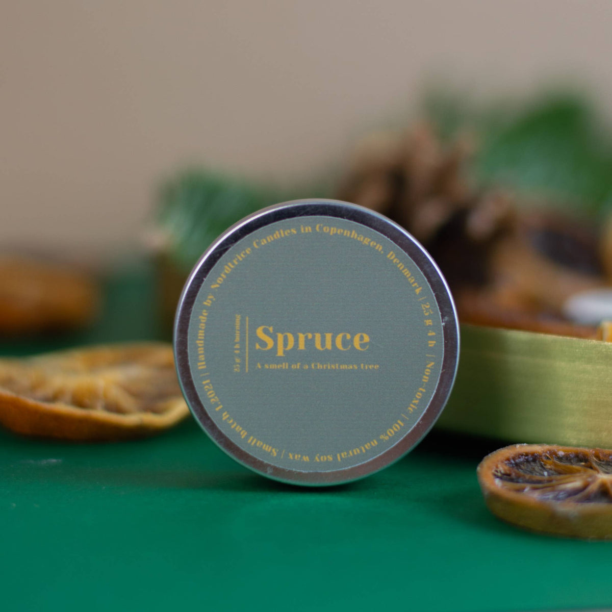 Mini Scented Soy Candle - Spruce