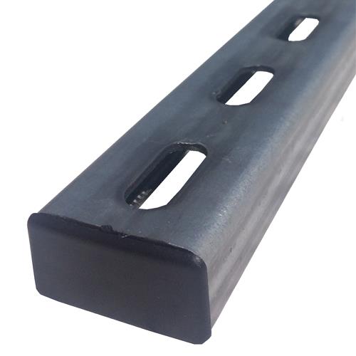 Byson Strut Plastic End Caps, Black - Pack of 10
