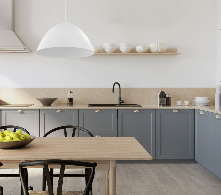 FARO White Mid-Century Modern Pendant Light L