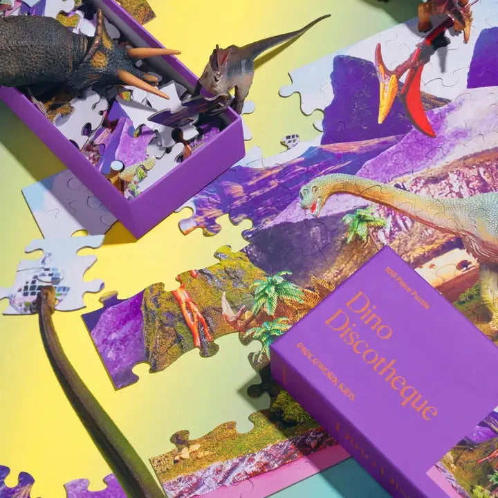 Piecework Puzzles - Dino Discotheque 100 Piece Puzzle - Art Noise Piecework Puzzles - Dino Discotheque 100 Piece Puzzle Piecework Puzzles Puzzles art-noise.myshopify.com piecework-puzzles-dino-discotheque-100-piece-puzzle