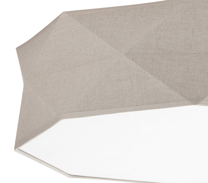 KANTOOR Beige Modern Flush Mount Light