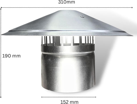 Byson Stainless Steel Heavy Duty Chimney Caps