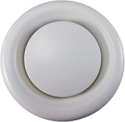 Byson Round Air Vents, Metal - White