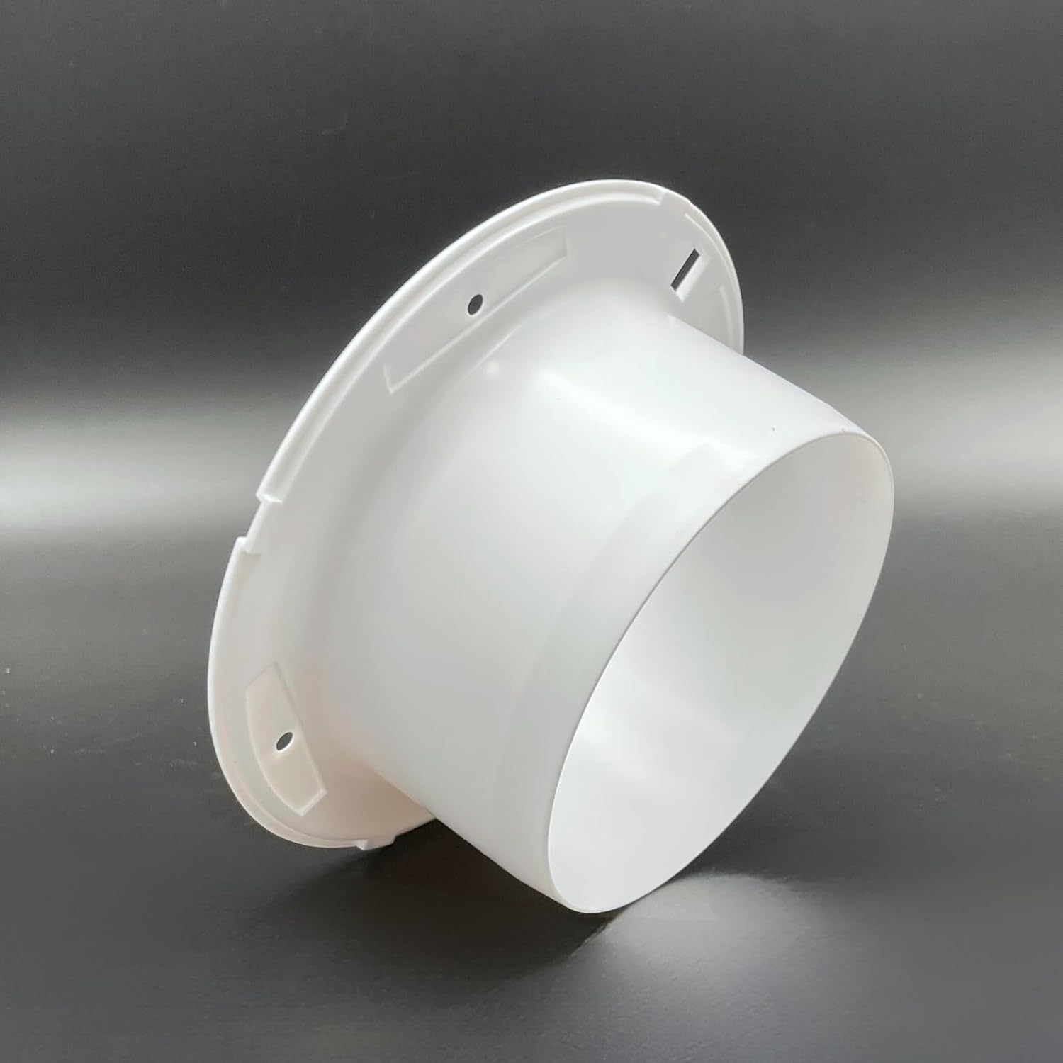 Byson Round White Plastic Connector Flanges