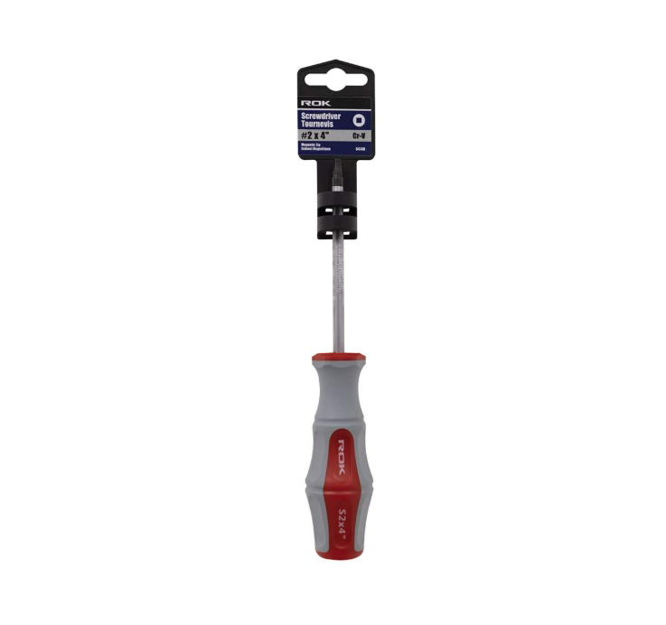 ROK - SCREWDRIVER SQUARE #2 X 4"