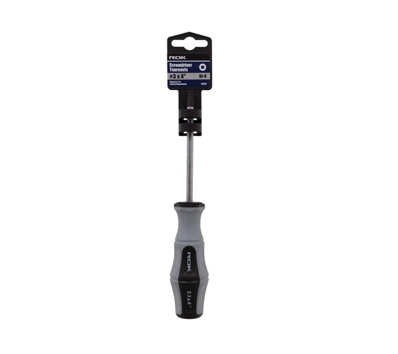 ROK - SCREWDRIVER SQUARE #3 X 4"
