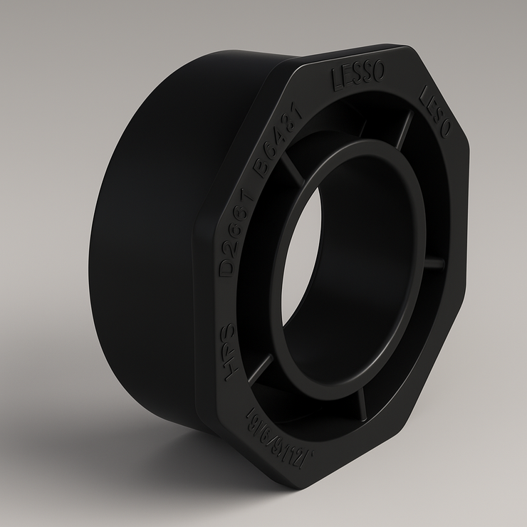 LESSO ABS Flush Bushing – Spg x Hub