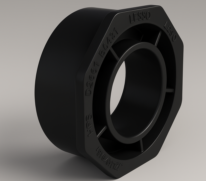 LESSO ABS Flush Bushing – Spg x Hub