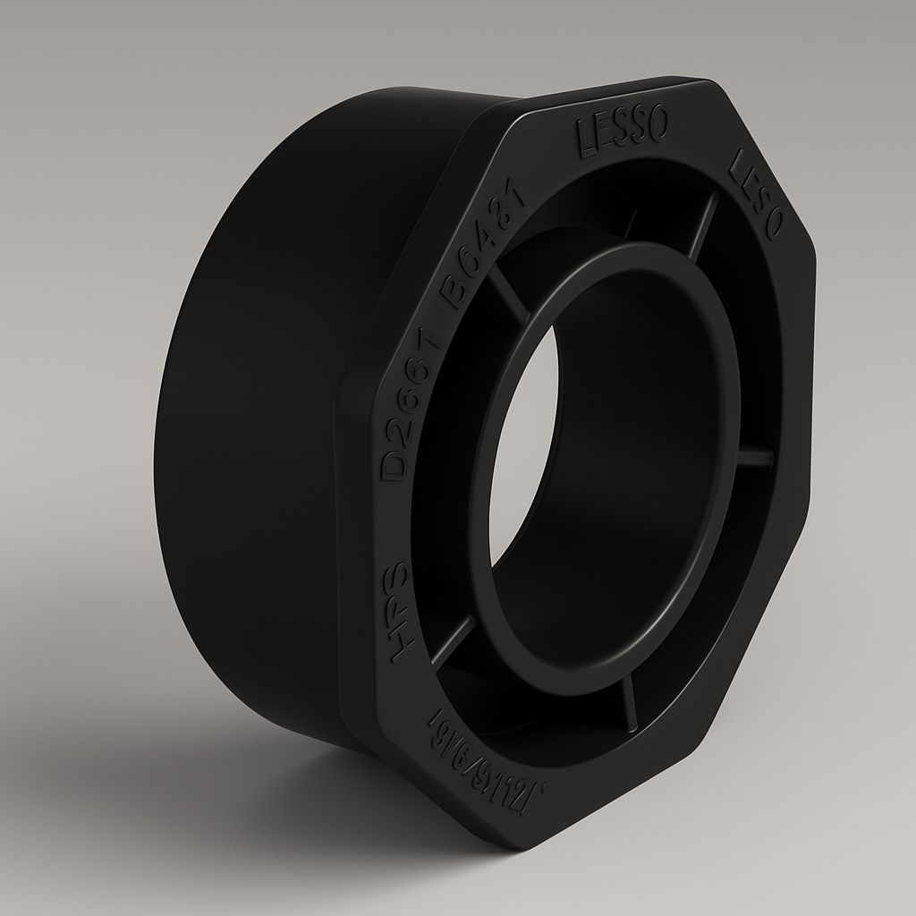 LESSO ABS Flush Bushing – Spg x Hub Good Day Building Supply Inc. Plumbing Fittings art-noise.myshopify.com lesso-abs-flush-bushing-spg-x-hub