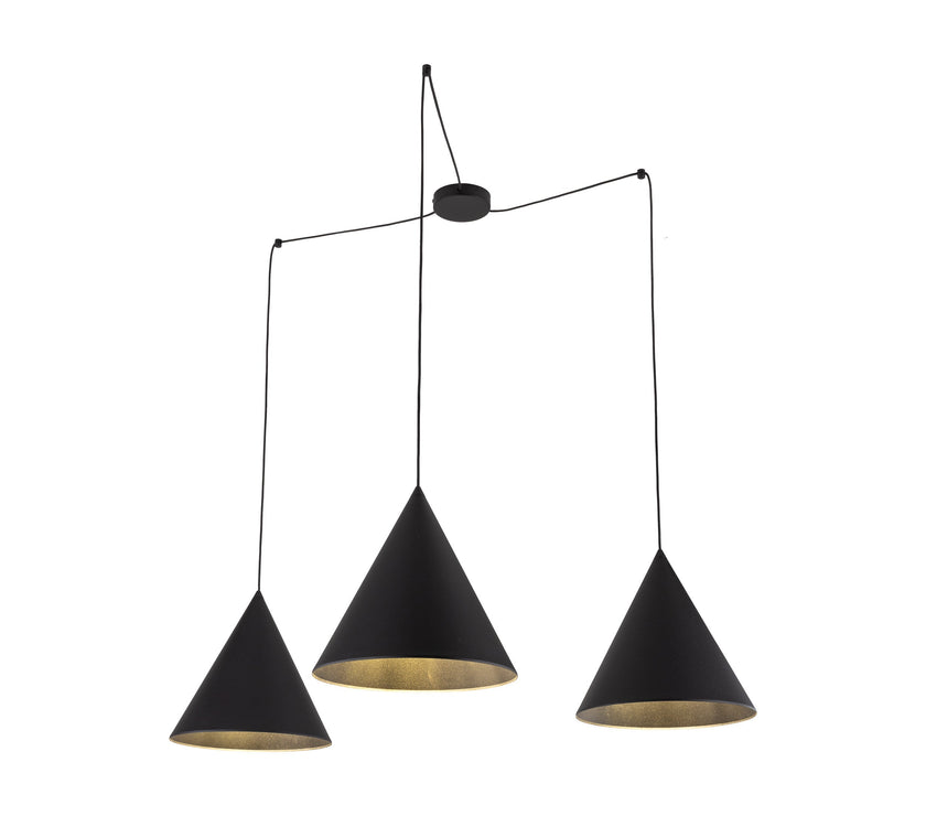 CONO Black Modern Minimalist  Suspension Light 3