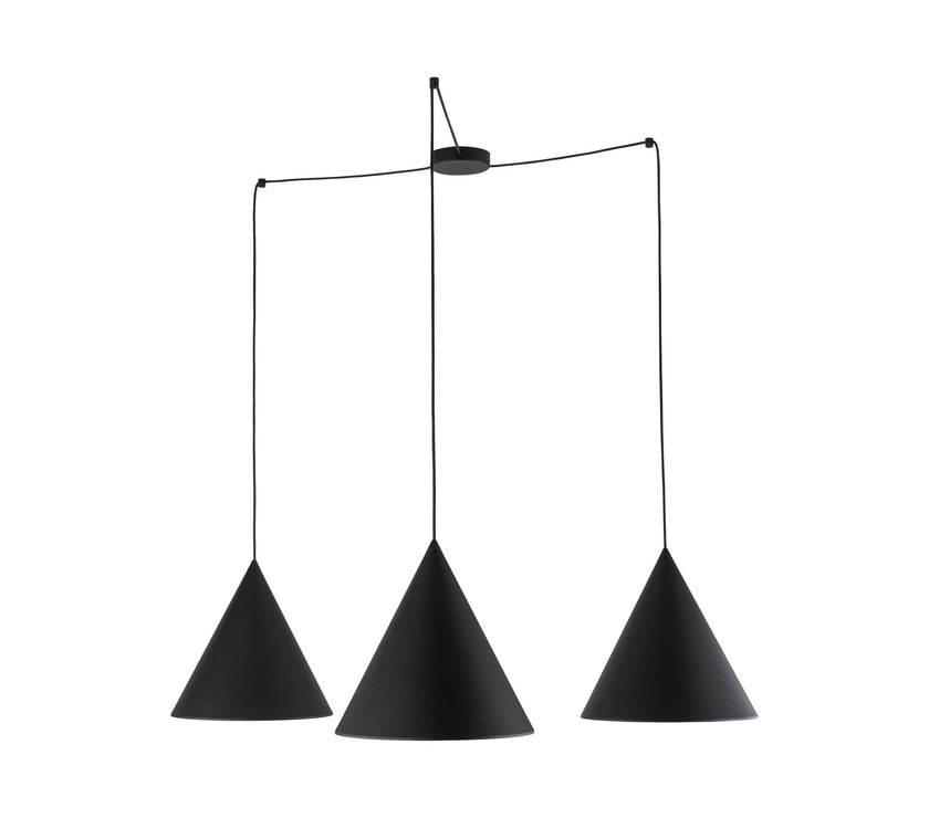 CONO Black Modern Minimalist  Suspension Light 3
